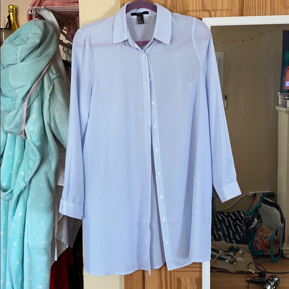 Nautical Dress Shirt Dress